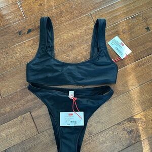 NEW Solid & Striped Swimsuit BIkini